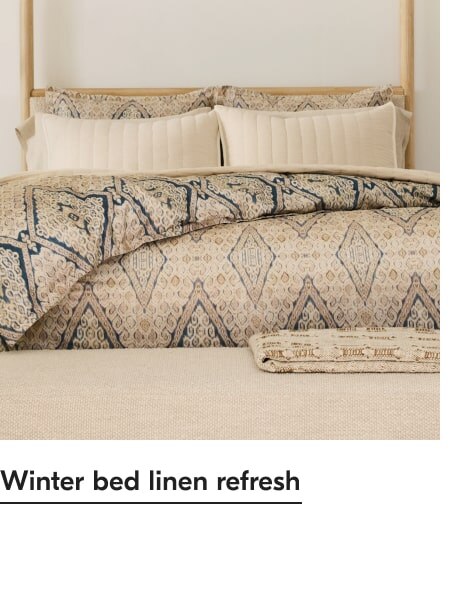 Winter bed linen refresh